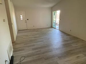 new laminate floor installed